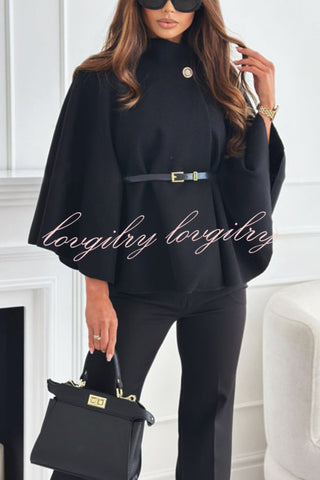 Gemma™ Elegante Top in Stile Cape per Donne