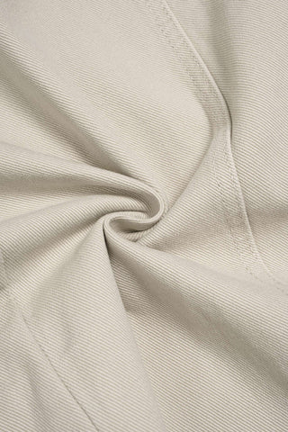 Jeans a gamba larga con tasche, cintura