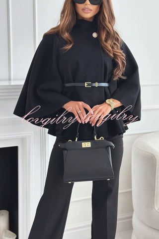 Gemma™ Elegante Top in Stile Cape per Donne