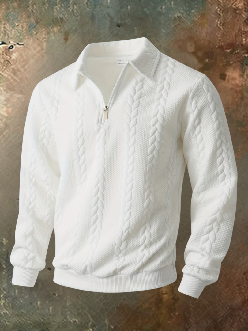 Julian | Maglione Elegante da Uomo con Motivo a Treccia