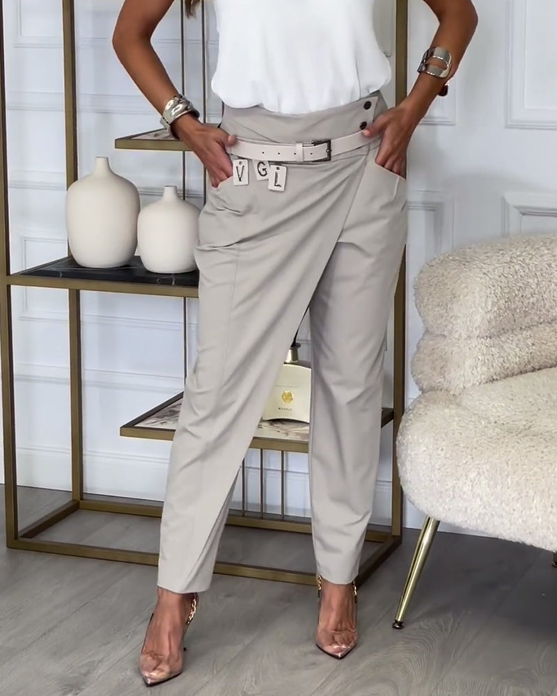 Daphne | Pantaloni Eleganti da Donna con Fascia in Vita