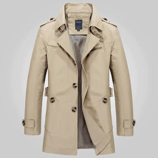 Jesse™ Trench Coat Classico con Stile Senza Tempo