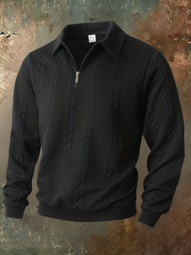 Julian | Maglione Elegante da Uomo con Motivo a Treccia