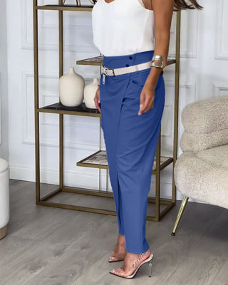 Daphne | Pantaloni Eleganti da Donna con Fascia in Vita