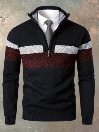 Gino | Maglione Elegante da Uomo con Mezza Zip