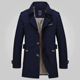 Jesse™ Trench Coat Classico con Stile Senza Tempo