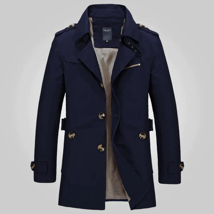 Jesse™ Trench Coat Classico con Stile Senza Tempo