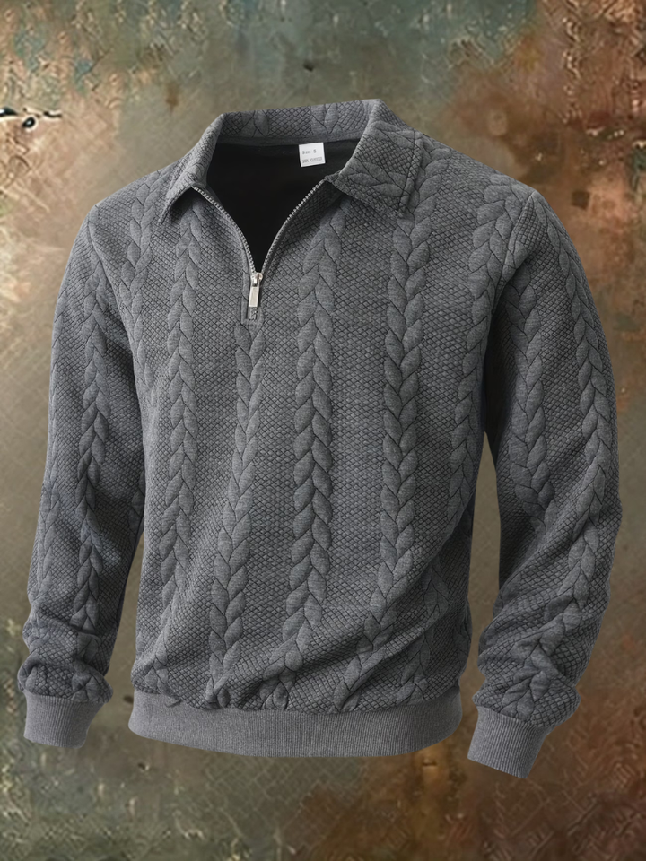 Julian | Maglione Elegante da Uomo con Motivo a Treccia
