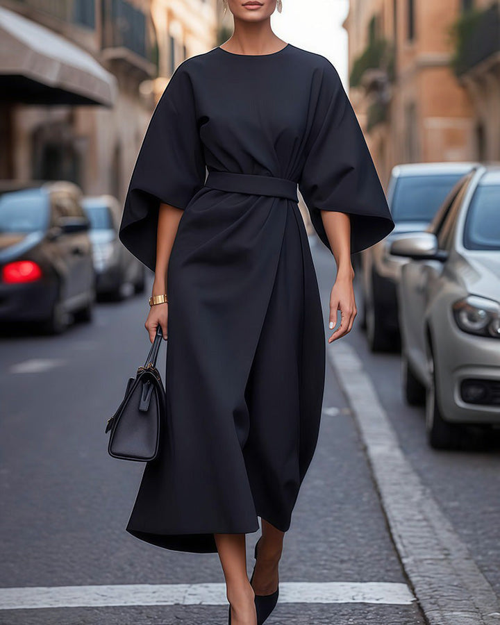 Paulien™ Elegante Midi-Abito con Cintura