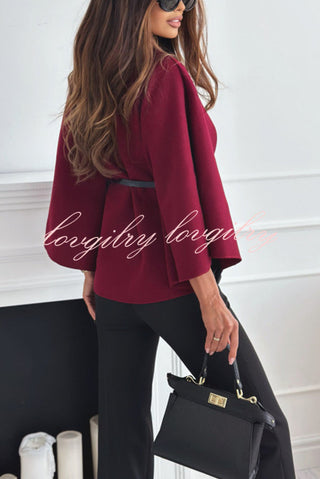 Gemma™ Elegante Top in Stile Cape per Donne