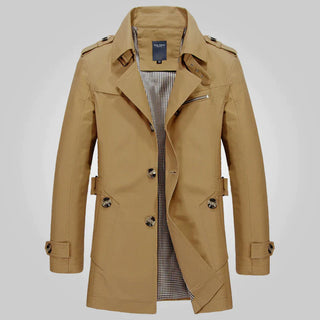 Jesse™ Trench Coat Classico con Stile Senza Tempo