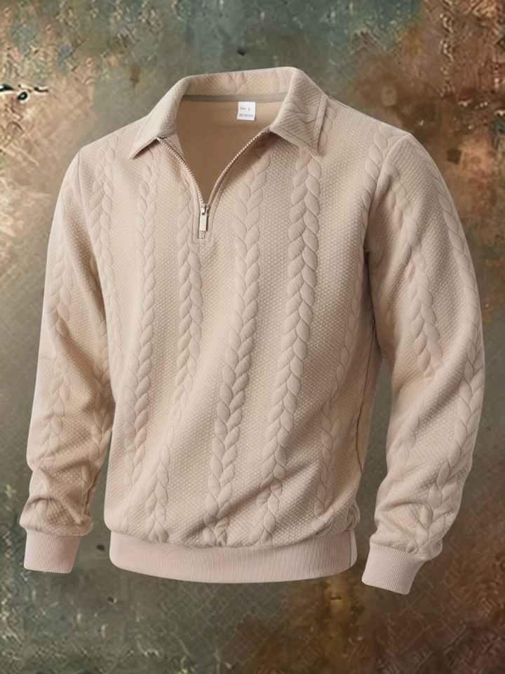 Julian | Maglione Elegante da Uomo con Motivo a Treccia