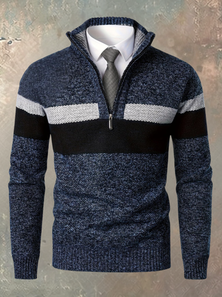Gino | Maglione Elegante da Uomo con Mezza Zip