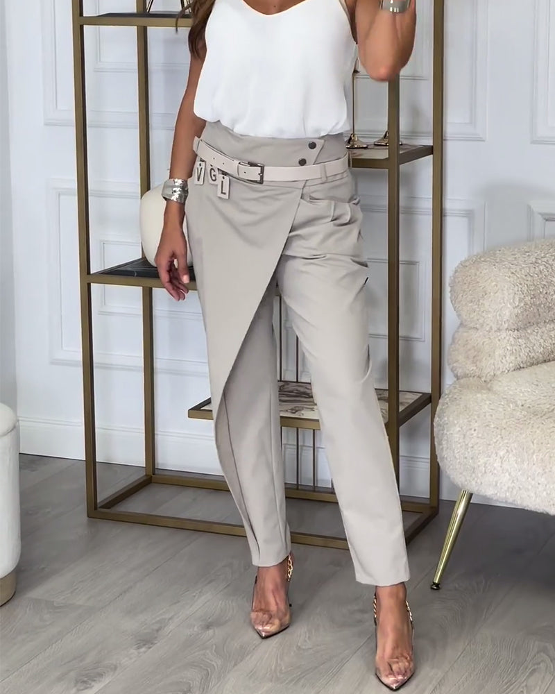 Daphne | Pantaloni Eleganti da Donna con Fascia in Vita