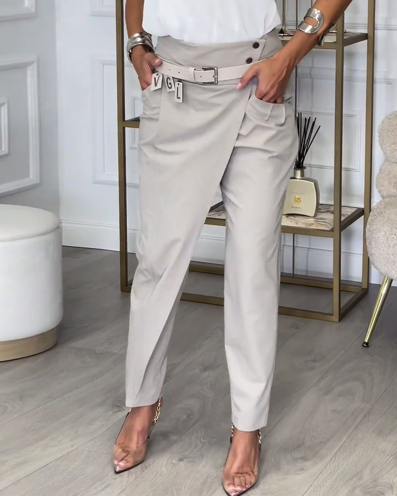 Daphne | Pantaloni Eleganti da Donna con Fascia in Vita