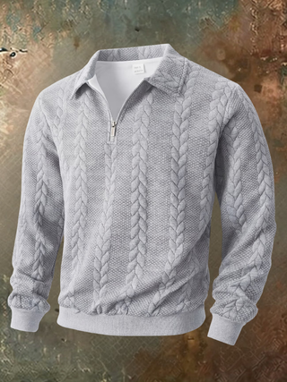 Julian | Maglione Elegante da Uomo con Motivo a Treccia
