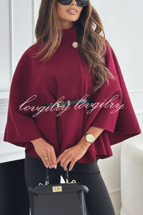 Gemma™ Elegante Top in Stile Cape per Donne