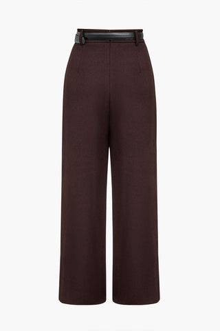 Elena | Elegante Pantalone a Vita Alta con Dettaglio Incrociato
