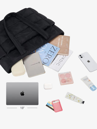 Lily | Borsa a spalla imbottita con tasche laterali