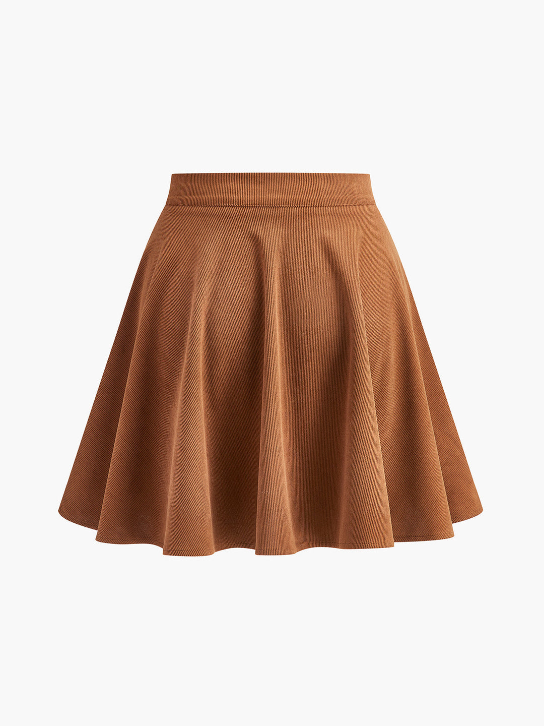 Lina | Gonna in corduroy a campana per donne con chiusura a bottoni