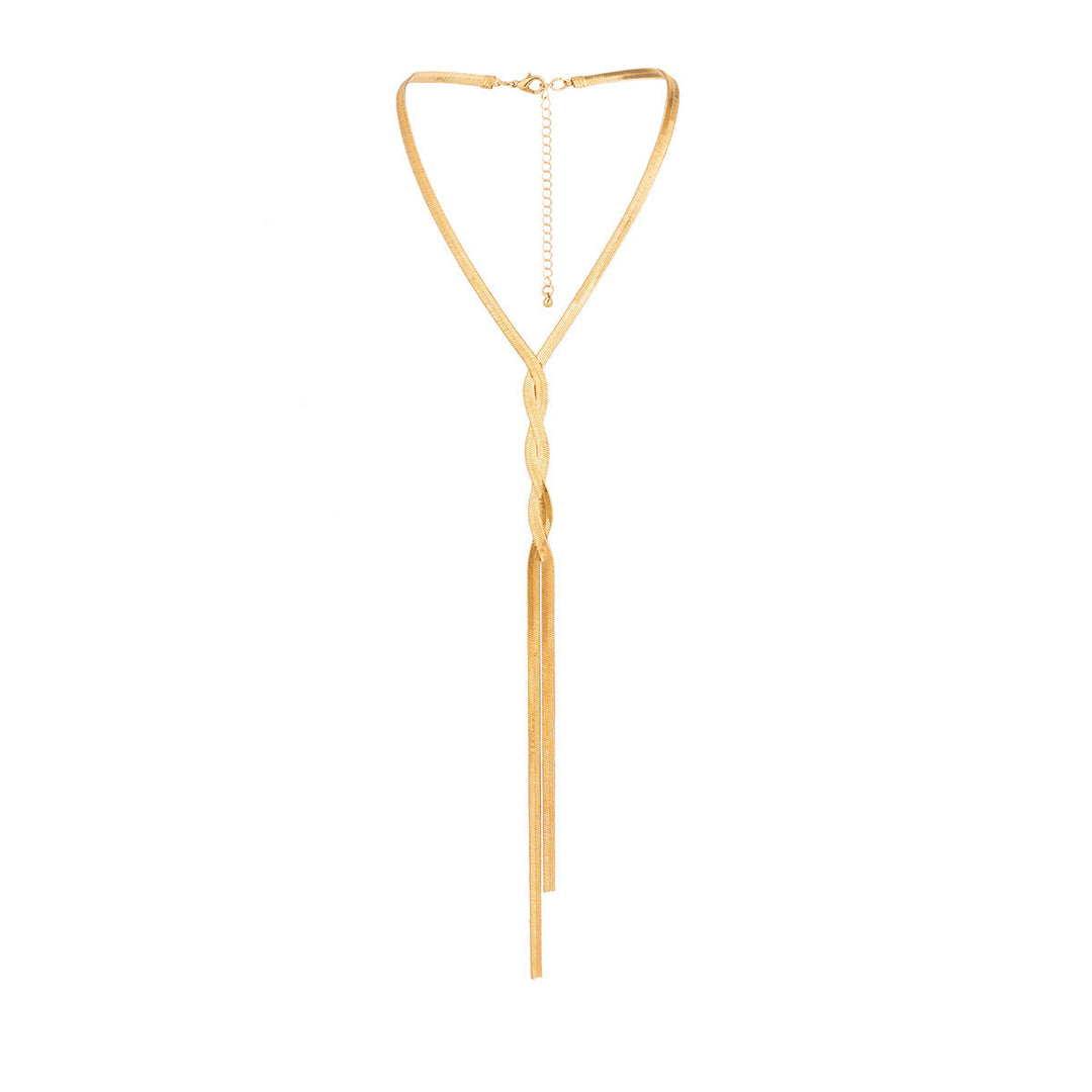 Liliane | Collana a maglie attorcigliate