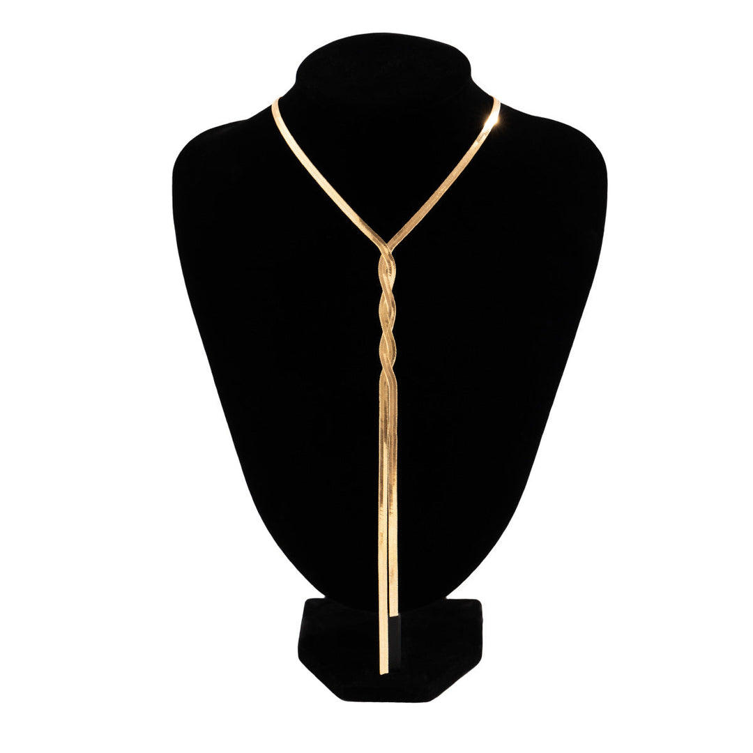 Liliane | Collana a maglie attorcigliate