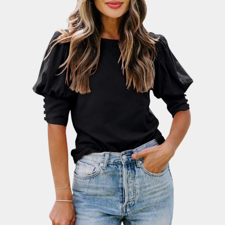 T-Shirt Donna Autumn™ con Maniche Ruffle