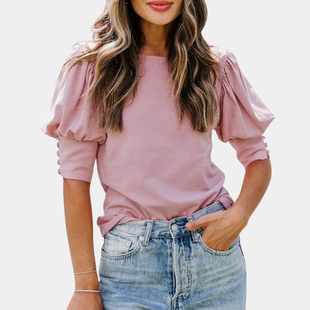 T-Shirt Donna Autumn™ con Maniche Ruffle