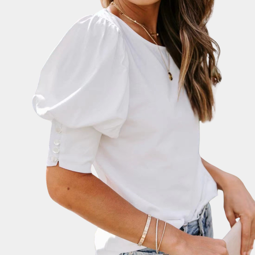 T-Shirt Donna Autumn™ con Maniche Ruffle