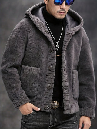 Julian™ Giacca a Hoodie In Maglia da Uomo