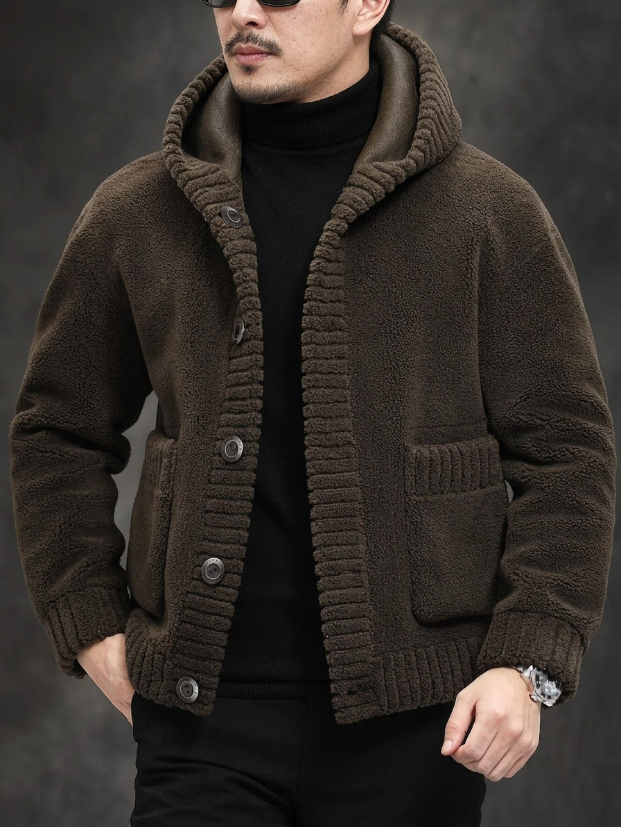 Julian™ Giacca a Hoodie In Maglia da Uomo