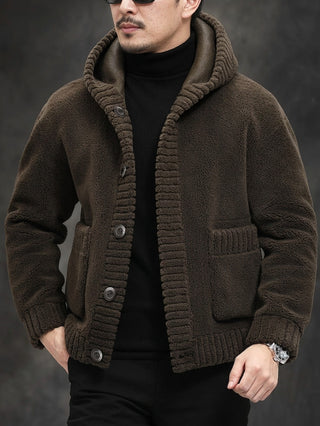 Julian™ Giacca a Hoodie In Maglia da Uomo