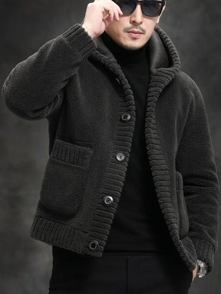 Julian™ Giacca a Hoodie In Maglia da Uomo