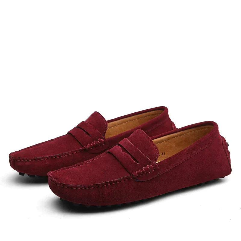Hugo - mocassini in suede stile italiano