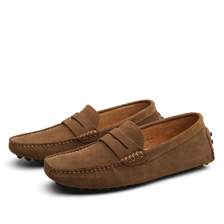 Hugo - mocassini in suede stile italiano