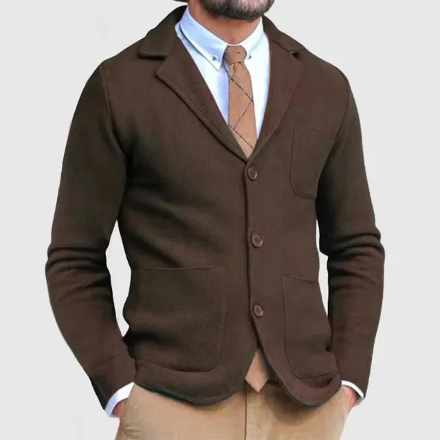 Maurits™ Giacca da Uomo in Maglia con Fodera Sherpa