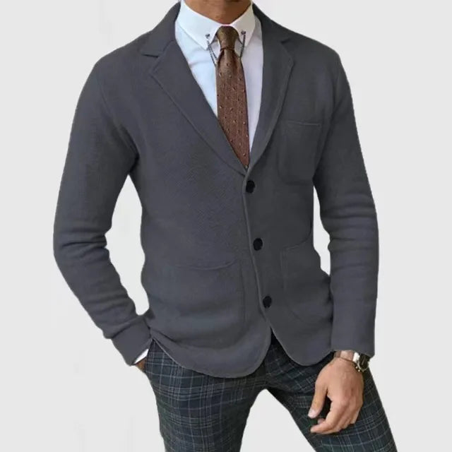 Maurits™ Giacca da Uomo in Maglia con Fodera Sherpa