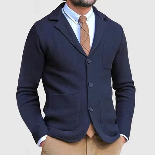 Maurits™ Giacca da Uomo in Maglia con Fodera Sherpa