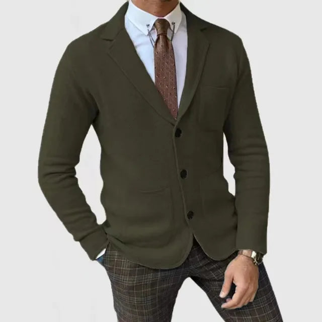 Maurits™ Giacca da Uomo in Maglia con Fodera Sherpa