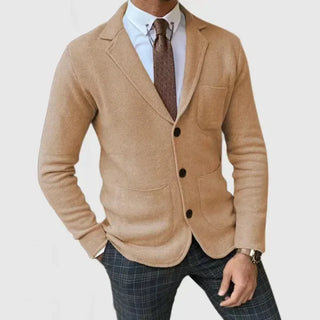 Maurits™ Giacca da Uomo in Maglia con Fodera Sherpa