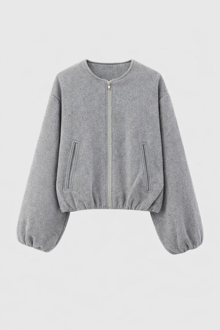 Giacca Bomber Leggera da Donna con Zip