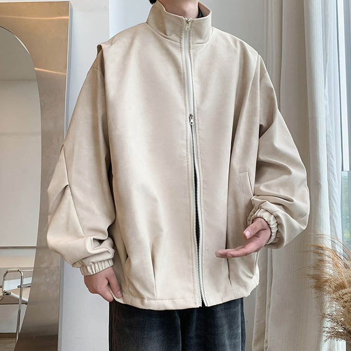 Fabian™ Giacca Vintage in Faux Suede