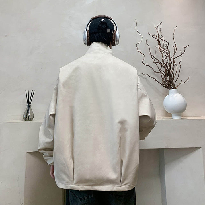 Fabian™ Giacca Vintage in Faux Suede