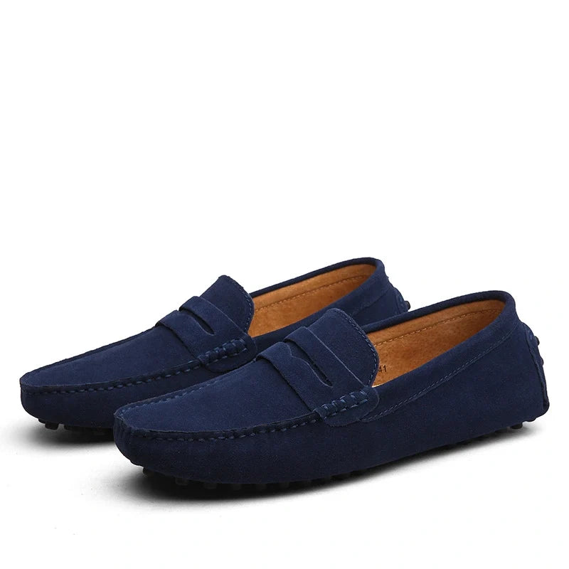 Hugo - mocassini in suede stile italiano