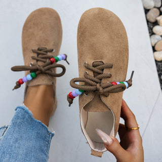 Sidonie | Mocassini in suede con dettaglio perle