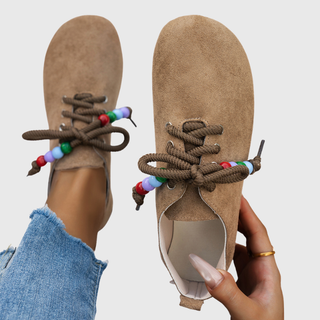 Sidonie | Mocassini in suede con dettaglio perle