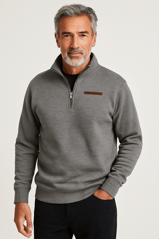 Adrian | Maglione casual in pile per uomo