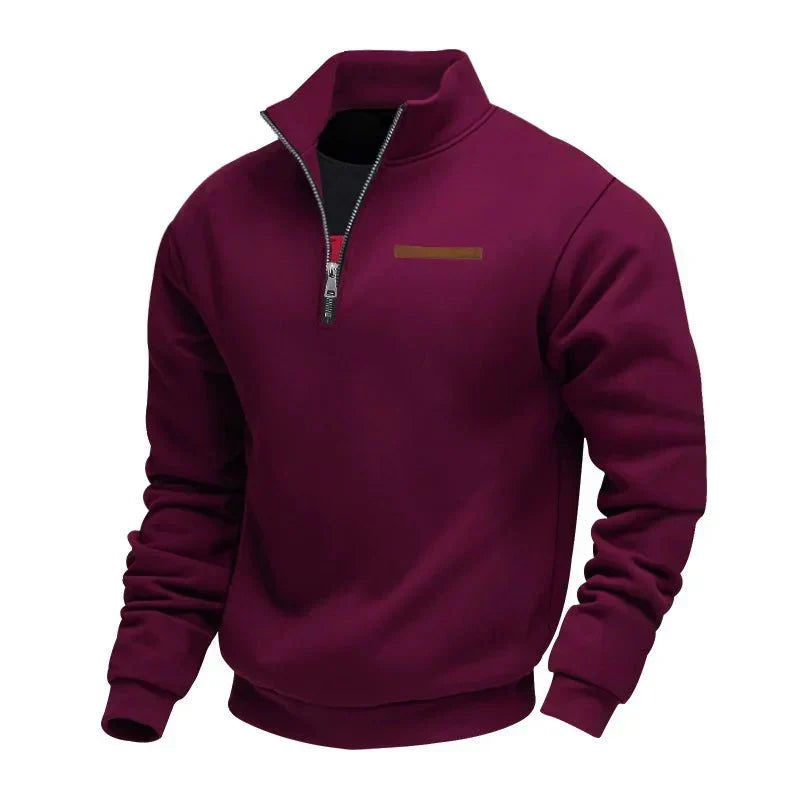 Adrian | Maglione casual in pile per uomo