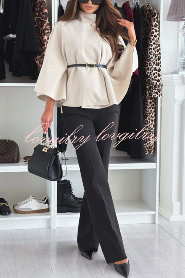 Gemma™ Elegante Top in Stile Cape per Donne