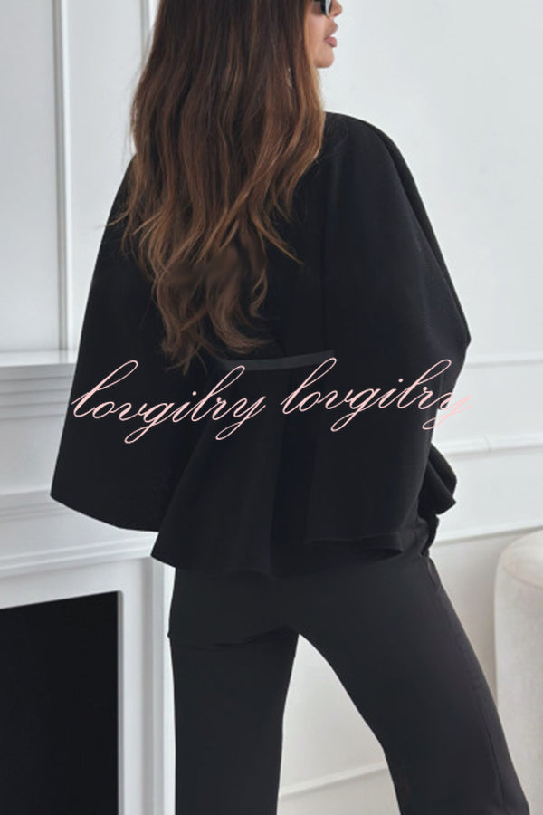 Gemma™ Elegante Top in Stile Cape per Donne